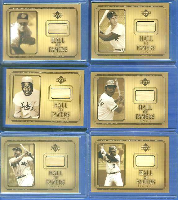 Jimmie Foxx - 2001 UD Hall of Famers - GAME-USED BAT #B-JF (Red Sox)  cards value
