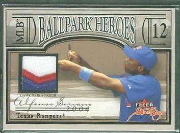 Alfonso Soriano - 2004 Fleer Sweet Sigs HEROES GAME-USED JERSEY PATCH[#/12]  cards value