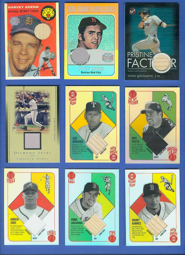 Nomar Garciaparra - 2003 Topps PRISTINE FACTOR GAME-USED BAT (Red Sox)  cards value
