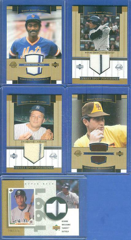 Steve Garvey - 2003 Sweet Spot Classic GAME-USED JERSEY card (Padres)  cards value