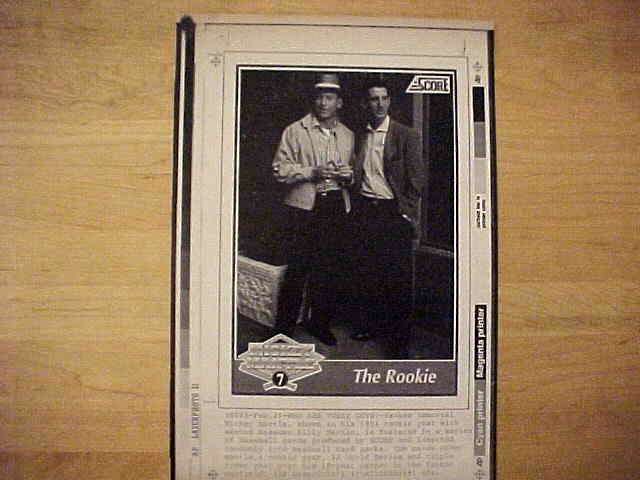 WIREPHOTO: Mickey Mantle - [1991-02/02] AP 'Who Are These Guys?' (Yankees)  cards value
