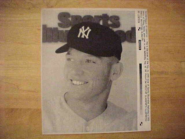 WIREPHOTO: Mickey Mantle - [1995-08/21] 'Sports Illustrated' (Yankees)  cards value