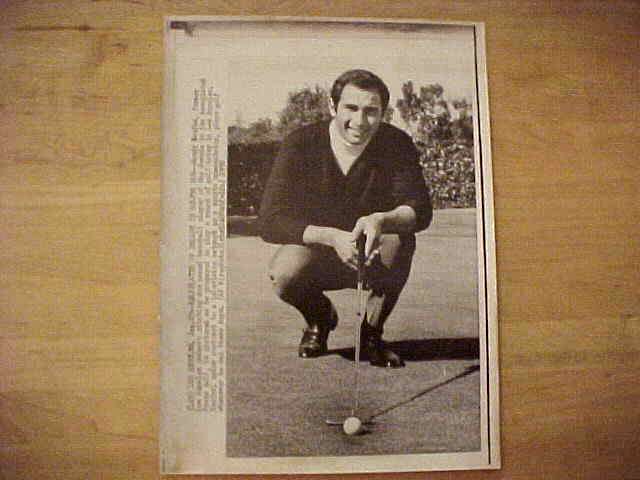 WIREPHOTO: Sandy Koufax - [01/29/70] 'Ballplayer Of Decade Is Golfer Now' (  cards value